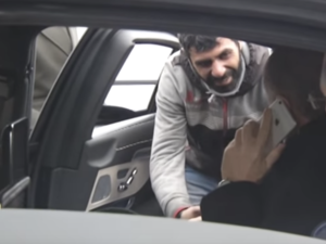 Vezir Catras, whose 2015 suicide attempt was recorded and went viral because of President Erdogan's intervention, is the main suspect in the murder of his wife's lover (Youtube screenshot)