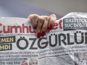 Cumhuriyet is one of the last remaining opposition papers in Turkey. (AFP) 