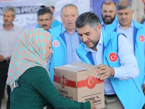 Turkiye Diyanet Foundation sent many aid packages to Nigeria in holy month of Ramadan. (Twitter)
