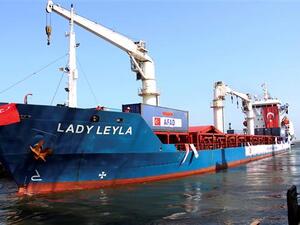 The Turkish aid ship Lady Leyla. (AFP/File)
