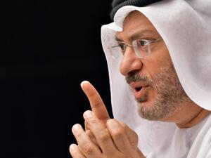 "You cannot be both our friend and a friend of al-Qaeda," UAE Foreign Minister Gargash threatened Monday (AFP)