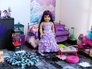 American Girl dolls come with collections of books and clothes that encourage strong characters for young girls. (YouTube)