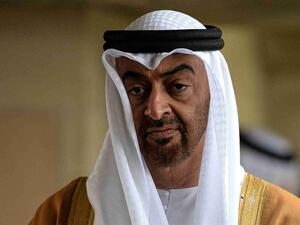 Crown Prince of Abu Dhabi General Sheikh Mohammed Bin Zayed in January 2017. (AFP/File)