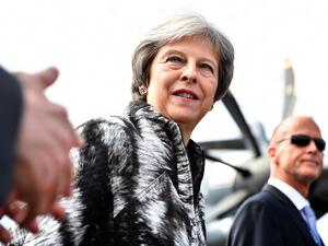 Britain's Prime Minister Theresa May called for an action against Russia aggression. (Ben STANSALL / AFP)