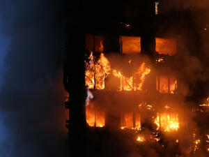 30 people were taken to five London hospitals. (AFP) 