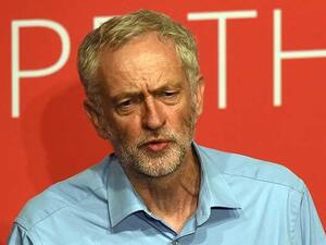 Jeremy Corbyn takes part in a Labour Party leadership hustings event in Warrington. (AFP/ File)