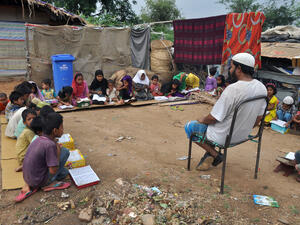 10.3 million of the world's displaced people fled their homes last year alone. (AFP) 