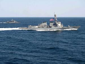 A representational mage of a US Navy patrol ship. (AFP/File)