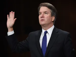 Supreme Court nominee Judge Brett Kavanaugh arrives to testify before the Senate Judiciary Committee on Capitol Hill in Washington. (AFP/File)