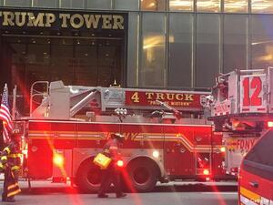 An apartment resident died and 4 other firefighters injured in the 50th floor fire in Trump Tower. (AFP/ File Photo)