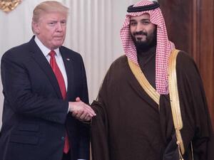 US President Donald Trump and Saudi Crown Prince Mohammed bin Salman have debated the situation in war-torn Yemen during a gathering. (AFP/ File Photo)