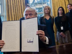 Withdrawal from the TPP and potential trade wars against Mexico and China will do nothing to help rescue world trade activity, which has been declining alarmingly since the global financial crisis. (AFP/File) Withdrawal from the TPP and potential trade wars against Mexico and China will do nothing to help rescue world trade activity, which has been declining alarmingly since the global financial crisis. (AFP/File)