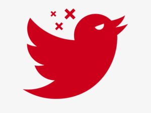 Social media right-wing Republicans users place a large red X surrounding their names to protest Twitter latest policies of shadow banning specific users due to their political views. (Shutterstock)