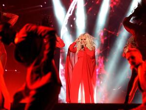 Christina Aguilera performs at Mawazine 2016 in Rabat. (Fadel Senna / AFP)