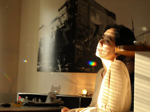 "برهنت المخرجة اللامعة وخبيرة قمرة في عام 2016 ناوومي كواسي على قدراتها الكبيرة في فيلم "إشعاع". 