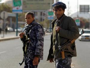 Yemeni soldiers block streets around the presidential palace in the capital Sanaa. (AFP/ File Photo)