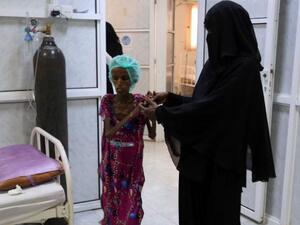 Saida Ahmad Baghili, an 18-year-old Yemeni woman. (AFP/File)