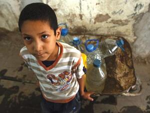 According to the UN, about 16 million people lack access to safe water sources in Yemen, while nearly five million are now facing an emergency situation. (AFP/File)