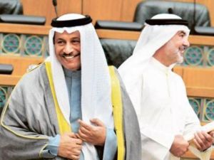 الشيخ جابر خلال جلسة برلمانية/ارشيف