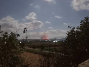 An unverified image purportedly showing the aftermath of the attack (Twitter: @henrylec1)