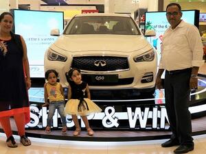 Dubai-resident Mr Piyush Agarwal from India was the first winner to walk away with the compact premium car on July 8 after shopping at City Centre Me’aisem.