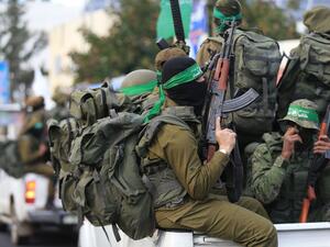 Palestinian Hamas militants in the Gaza Strip. (AFP/ File Photo)