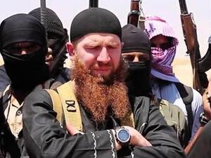 Omar al-Shishani, a fighter originally from Georgia, rose through the ranks to become Daesh's "war minister" in Syria. (AFP/File)