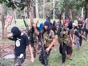 Abu Sayyaf militants. (Screenshot)