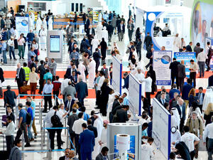 A view from the Adipec exhibition last year.