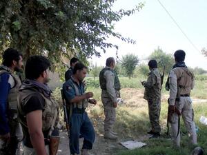Afghan security forces on patrol after a spate of recent attacks by Taliban militants. (AFP/Bashir Khan Safi)