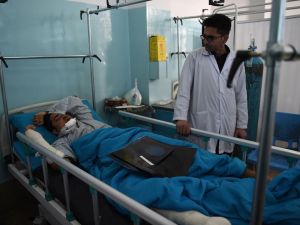 Injured treated at a hospital (AFP/File Photo)