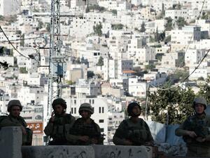 Israeli security forces have tightened access to the West Bank town of Hebron (AFP/File Photo)