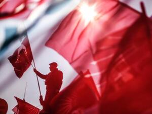 The opposition party has said it will launch legal proceedings over the ban. (AFP)