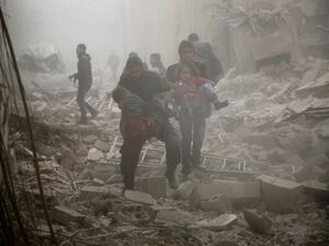 Attacks targeted opposition-held residential neighborhoods in Eastern Ghouta. (AFP/File)