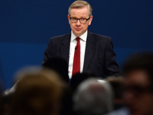 Gove expressed his opinions on the BDS movement at an international conference on anti-Semitism. (AFP/File)