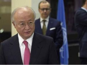 الامين العام للوكالة الدولية للطاقة الذرية يوكيا امانو 
