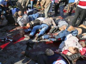 صور اولية التقطها نشطاء ونشرت على الانترنت