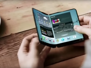 A new report states that Apple has partnered with LG Display for a foldable OLED panel. Will we soon see a foldable iPhone? (YouTube/ Samsung)