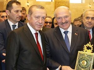 شارك الرئيس التركي في حفل افتتاح المسجد إلى جانب الرئيس البيلاروسي