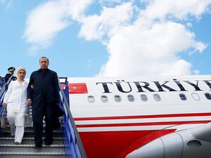 وصل أردوغان إلى تونس قادما من دولة تشاد 