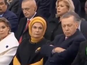 اردوغان في احتفال انتهاء الحرب 