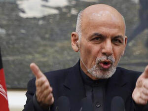 Afghan President Ashraf Ghani addresses a press conference at the Presidential Palace in Kabul on December 31, 2015. (AFP/File)