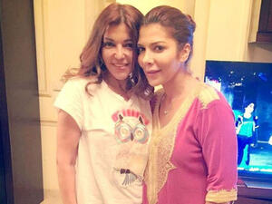 Friends in life and showbiz. (www.soltana.ma)