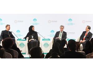 During the second day of the World Summit for Governments.