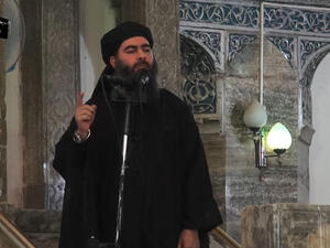 The jihadist chief had been wounded in "air raids against [ISIS] strongholds in Iraq" (AFP/File)