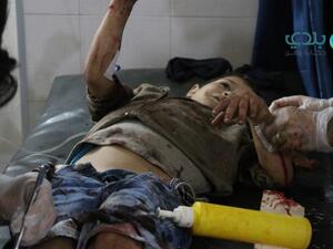 قوات النظام استهدفت يوم الأحد الفائت مدرسة في مدينة كفربطنا،