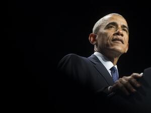 US President Barack Obama speaks during the United State of Women Summit at the Washington Convention Center in Washington, DC, June 14, 2016. (AFP/Saul Loeb)