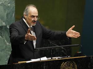 مندوب سوريا الدائم في الأمم المتحدة، بشار الجعفري،