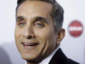 Bassem Youssef has been making waves Stateside, and will be hosting the International Emmy Awards next month. (File photo)