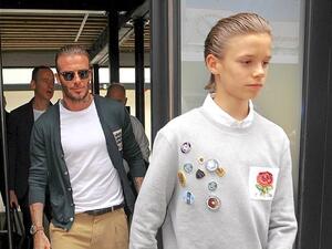 روميو بيكهام على خطى والده "ديفيد بيكهام"
